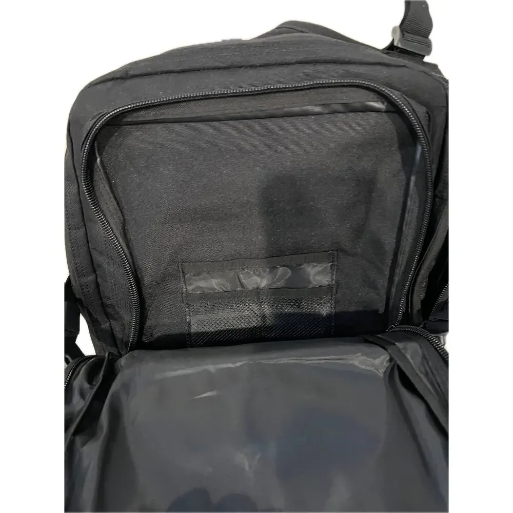 Generic Black Canvas Tactical Backpack